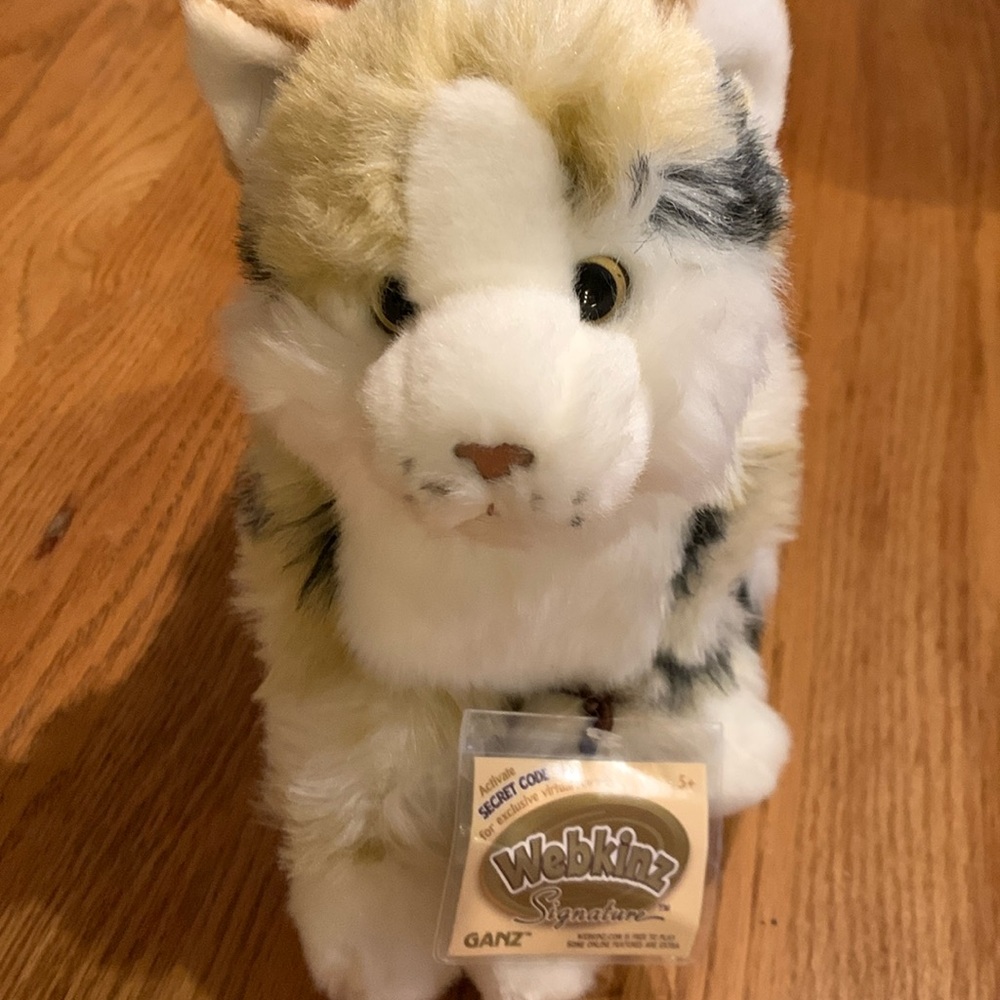 Webkinz Signature Marble Cat. New with unused code. WKS1087. Great condition